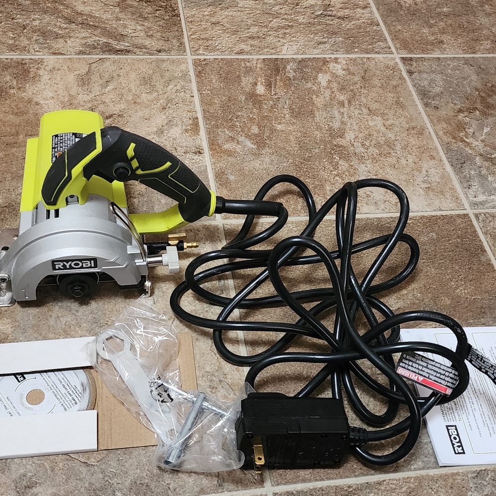 CUT LIKE A PRO – RYOBI Wet Tile Saw! Powerful 12-Amp Precision Beast🔥